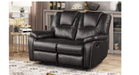 8086 Gray Faux Leather Reclining Sofa And Loveseat Set
