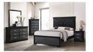 Amalia Black Wood Full Bedroom Set