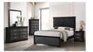 Amalia Black Wood Full Bedroom Set
