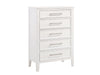 Andover White Wood Chest Of Drawers