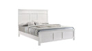 Andover White Wood Queen Bed