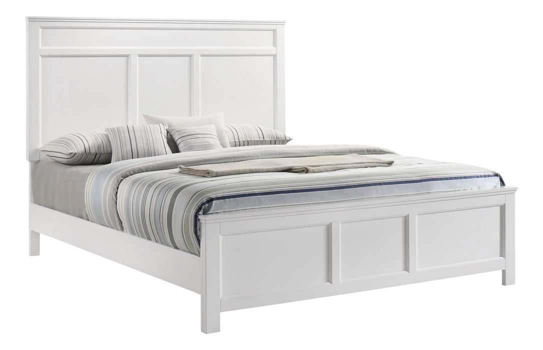 Andover White Wood Queen Bedroom Set