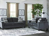 Arbinger Gray Fabric Living Room Set