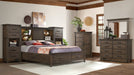 Artisan Brown Wood Queen Bedroom Set