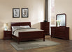 B2990 Brown Wood Queen Bedroom Set