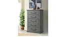 Beach House Gray Wood Chest Of Drawers