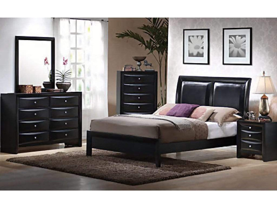 Black Wood Queen Bedroom Set