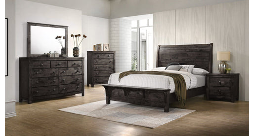 Blue Ridge Gray Wood Queen Bedroom Set