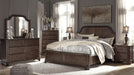Brown Wood California King Bedroom Set