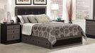 C4400 Black Wood Queen Bed