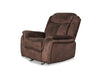 Cavett Brown Faux Leather Glider Recliner