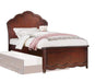 Cecilie Brown Wood Twin Bed