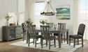 Charm Gray Wood Standard Height Dining Table