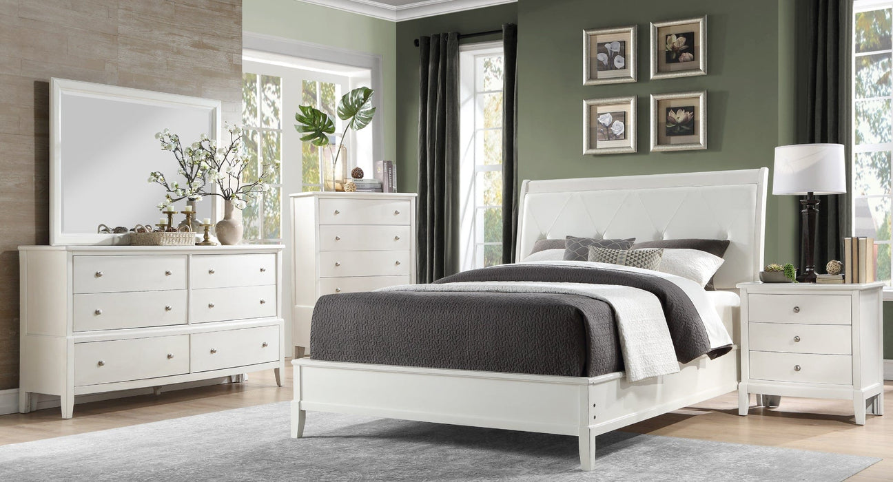 Cotterill White Wood Queen Bedroom Set