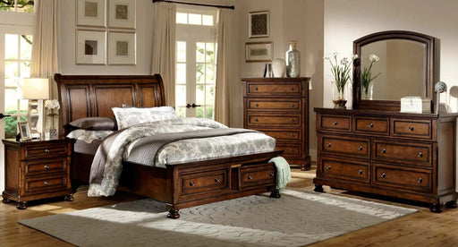 Cumberland Brown Wood California King Bedroom Set