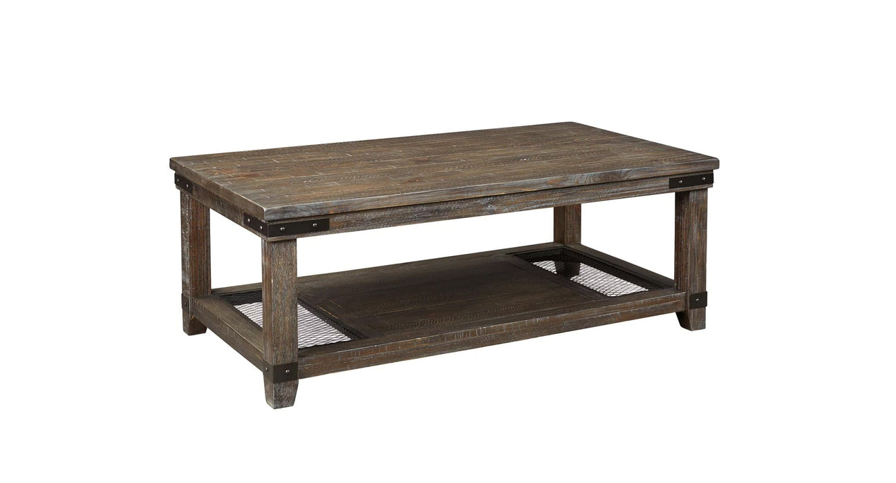 Darnell Brown Wood Coffee Table