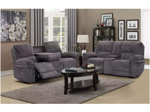 Felix Gray Gray Fabric Living Room Set