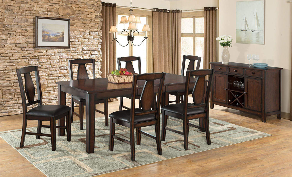 Gaby Brown Wood Standard Height Dining Table