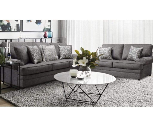 Gray Fabric Living Room Set