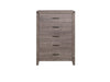 Gray Wood Chest Of Drawers