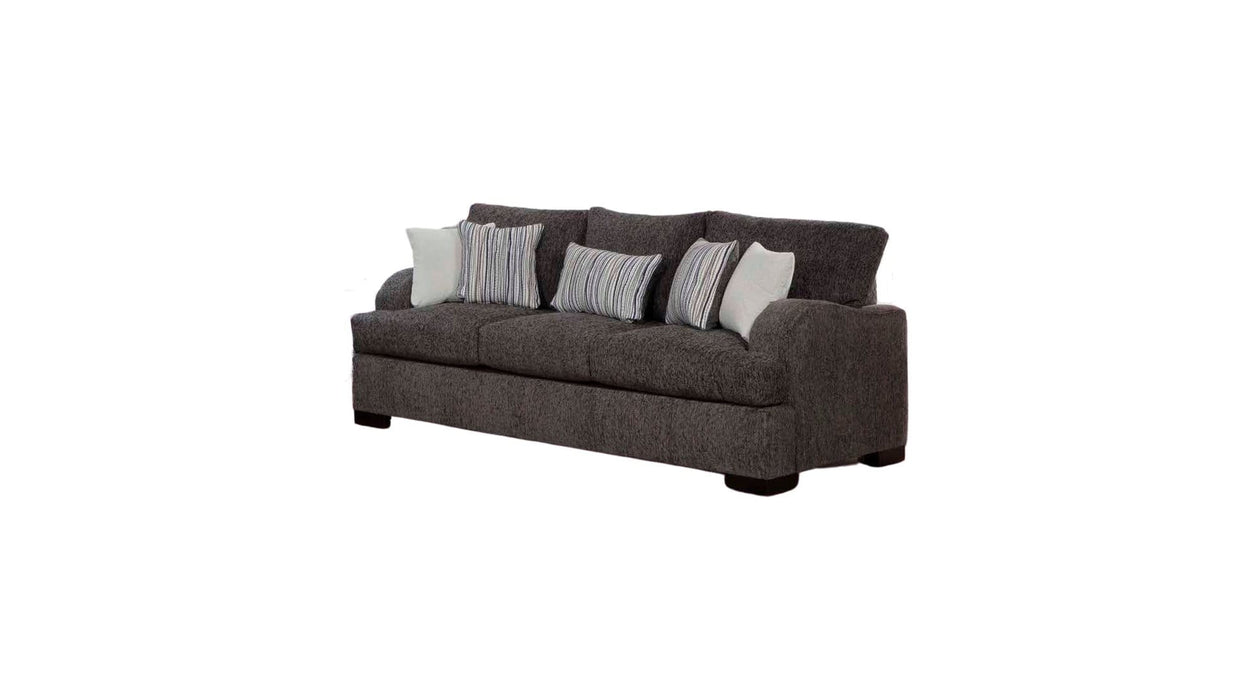 Haskel Gray Fabric Sofa