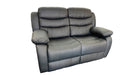 Kaiser Gray Faux Leather Living Room Set