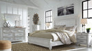 Kanwyn White Wood California King Bedroom Set