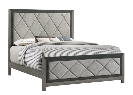 Lane Gray Wood And Upholstered Queen Bed