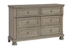 Lettner Gray Wood Dresser