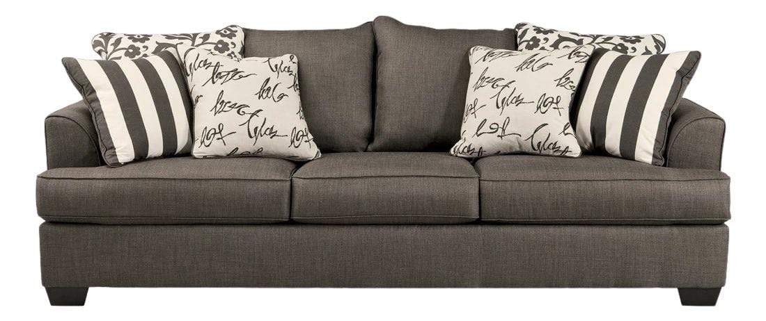Levon Gray Fabric Sofa Bed Loveseat