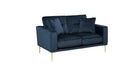 Maclearly Blue Polyfiber Living Room Set