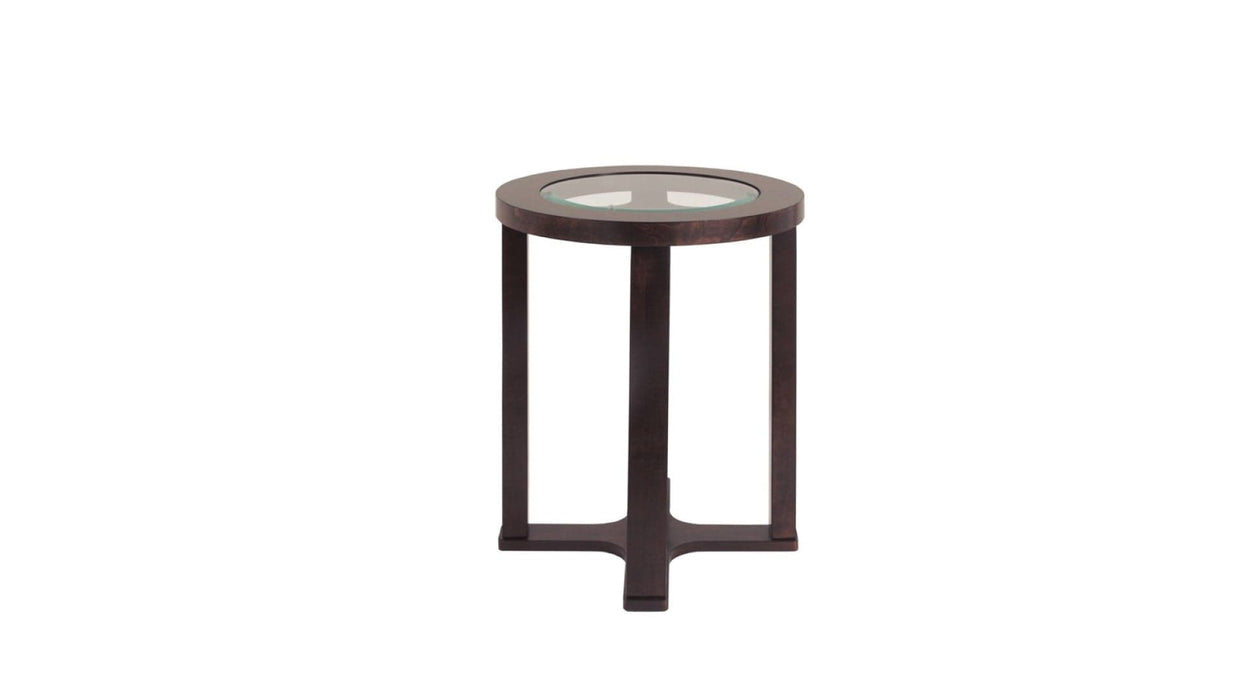 Marion Brown Wood End Table