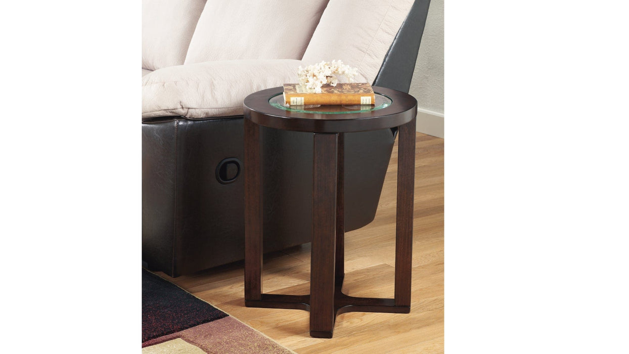 Marion Brown Wood End Table