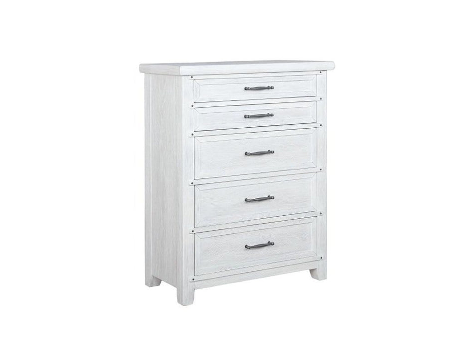 Maybelle Gray Wood Chest