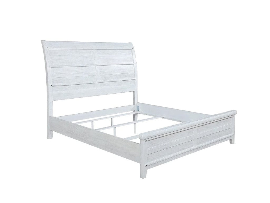 Maybelle White Wood Queen Bed