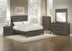 Mendocino Gray Wood California King Bedroom Set