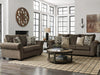 Nesso Brown Fabric Living Room Set