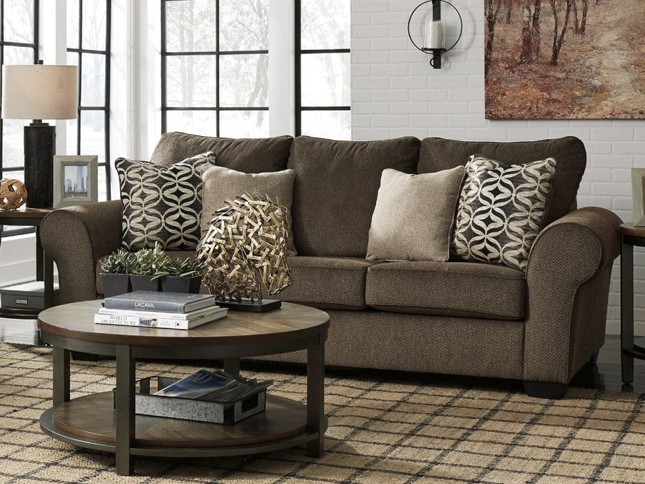 Nesso Brown Fabric Sofa Bed