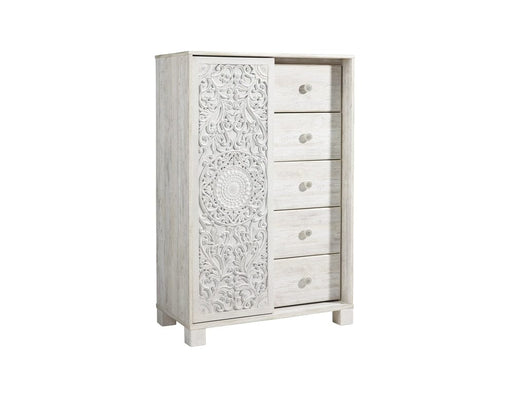 Paxberry White Wood Chest