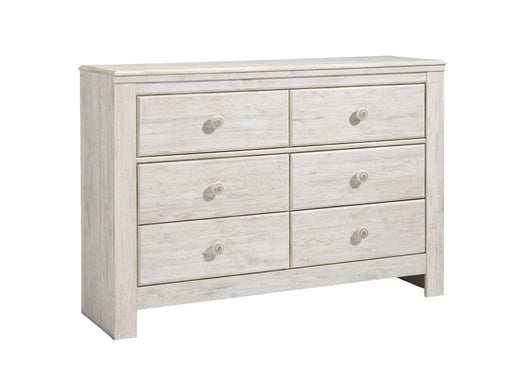 Paxberry White Wood Dresser