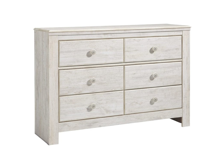 Paxberry White Wood Dresser