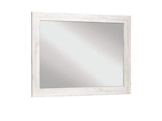 Paxberry White Wood Dresser Mirror