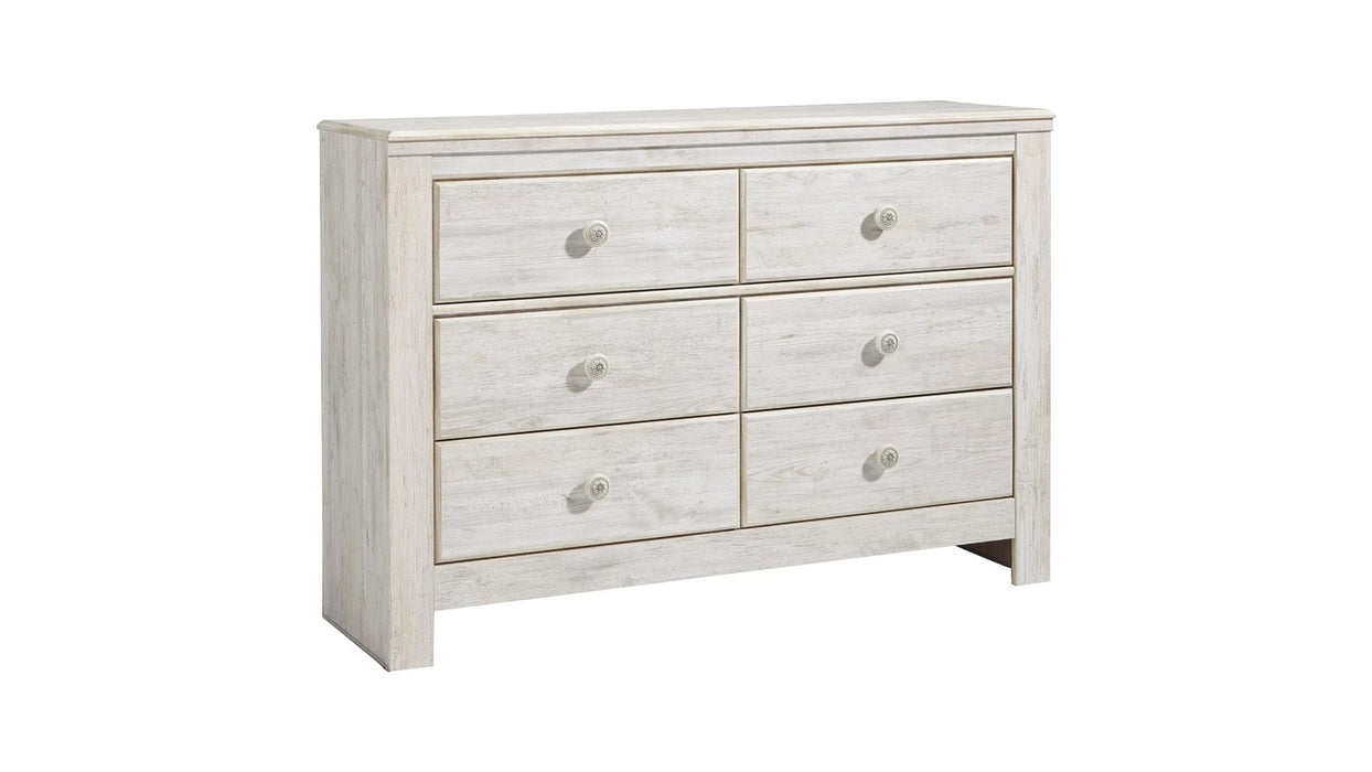 Paxberry White Wood Twin Bedroom Set