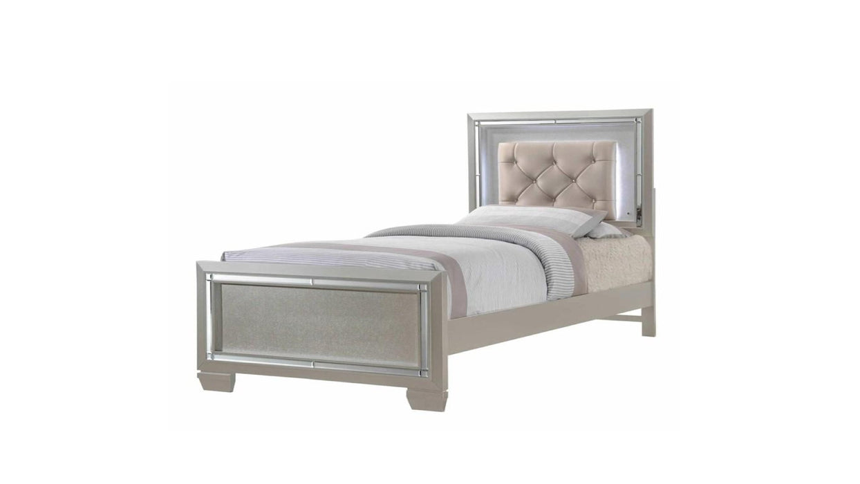 Platinum Platinum Wood Twin Bed