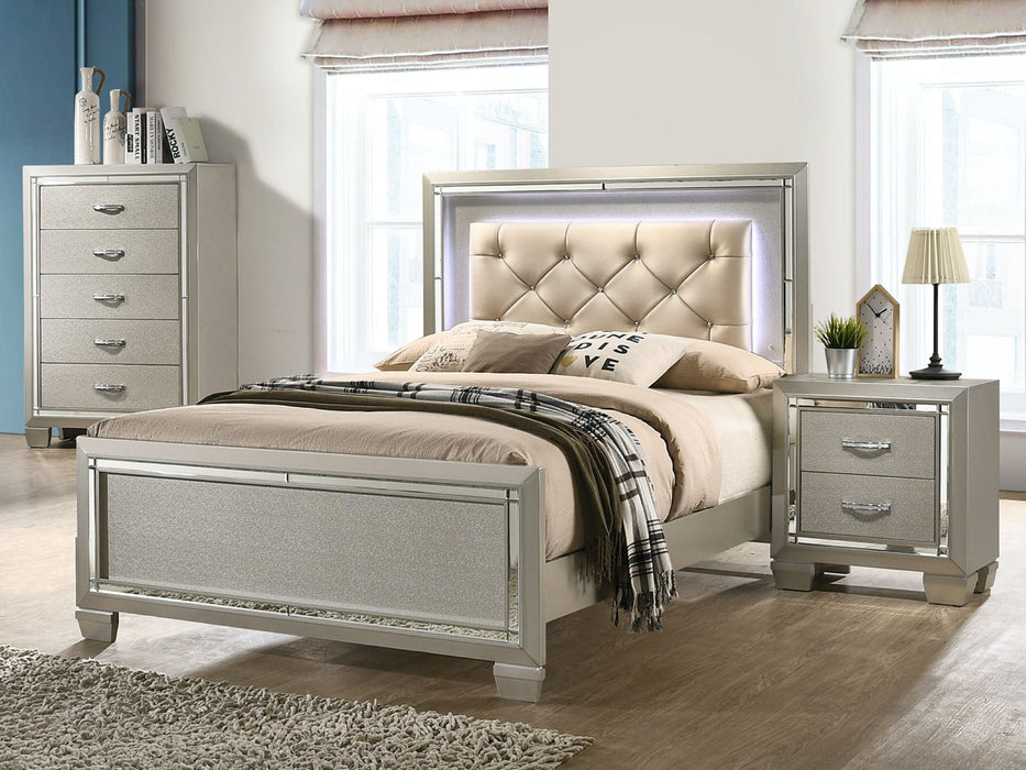 Platinum Platinum Wood Twin Bed