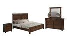 Providence Brown Wood Queen Bedroom Set