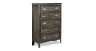 Richfield Gray Wood Chest Of Drawers