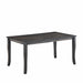 Santa Cruz Gray Wood And Upholstered Standard Height Dining Table