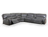 Saul Gray Fabric Power Recliner Sectional