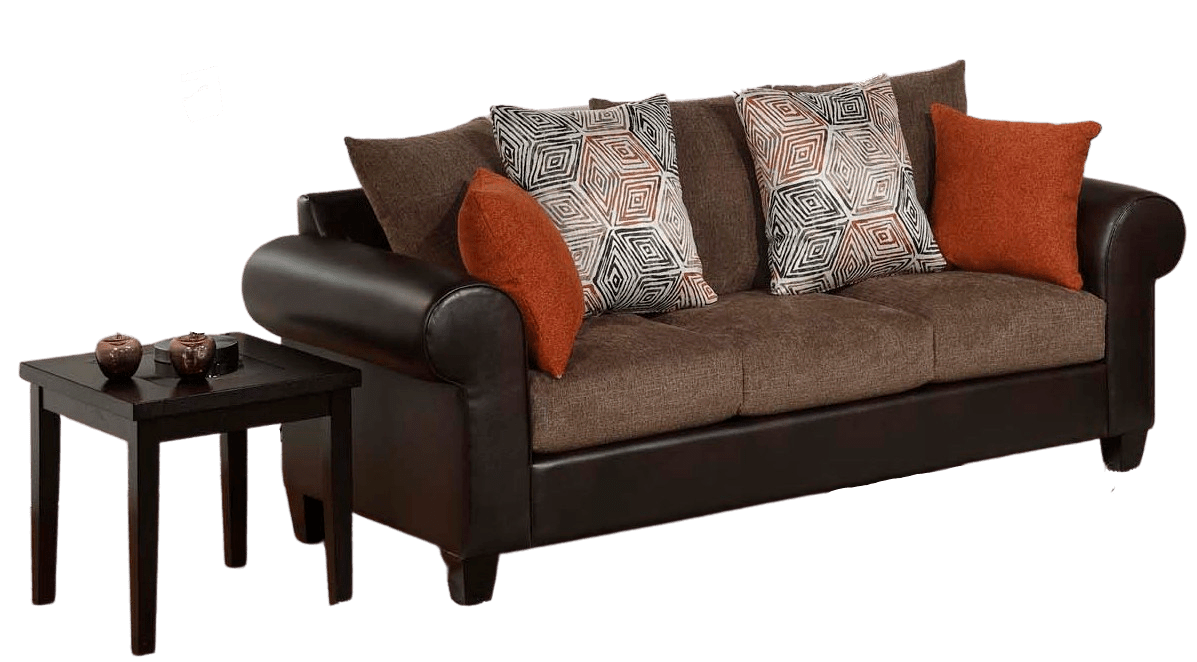 Siesta Brown Fabric Living Room Set